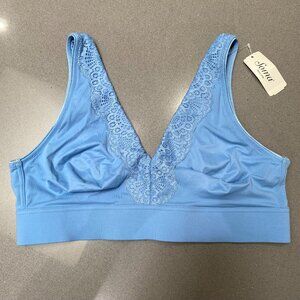 Soma Embraceable Wireless Unlined Geo Lace Bra